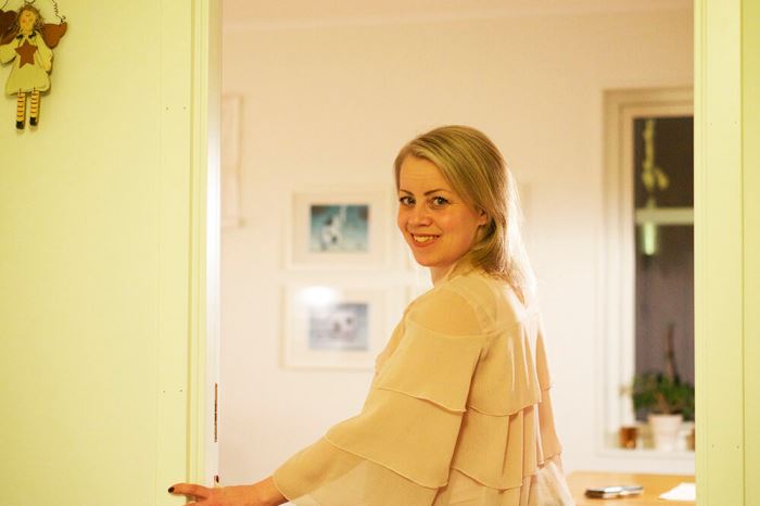 Karin Axelsson ny frisyr